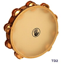 タンブリン Black Swamp Percussion サウンドアート・カーフヘッドシリーズ 10インチ ダブル・ロウ TD2 フォスファーブロンズ ブラックスワンプパーカッション タンバリン|SOAR SOUND