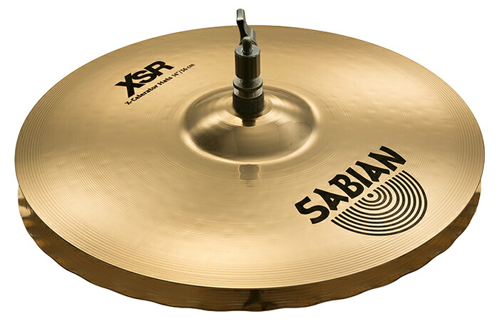 SABIAN セイビアン XSR X-CELERATOR HATS トップ 14" Medium ハイハット ブリリアント XSR-14TMOH TOP｜SOAR SOUND