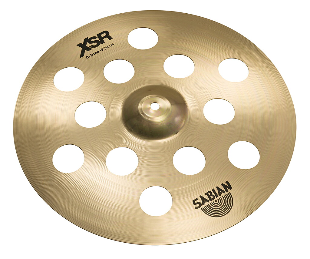SABIAN セイビアン 16" XSR O-ZONE CRASH Thin クラッシュシンバル ブリリアント XSR-16OZCS-B クラッシュ シンバル|SOAR SOUND