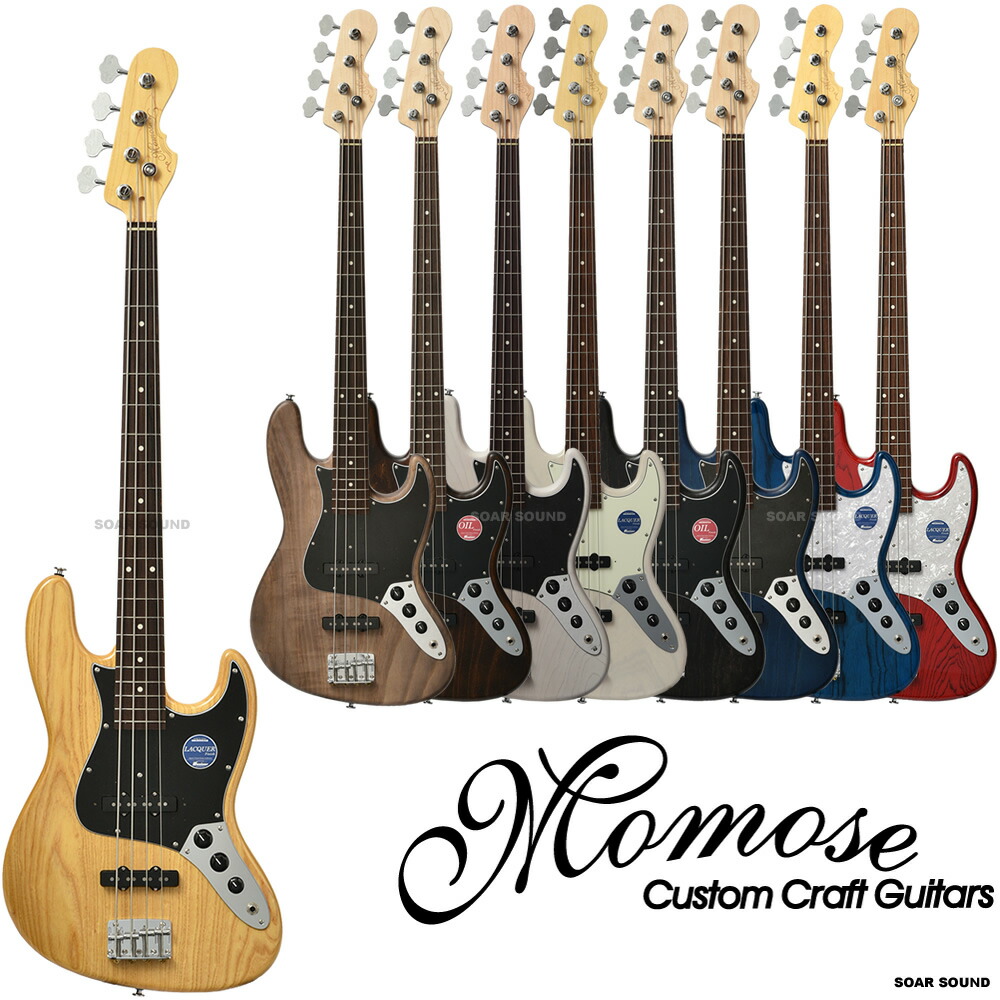 楽天市場】Momose モモセ 24フレット仕様 MJ24-604MV/NJ エレキベース 