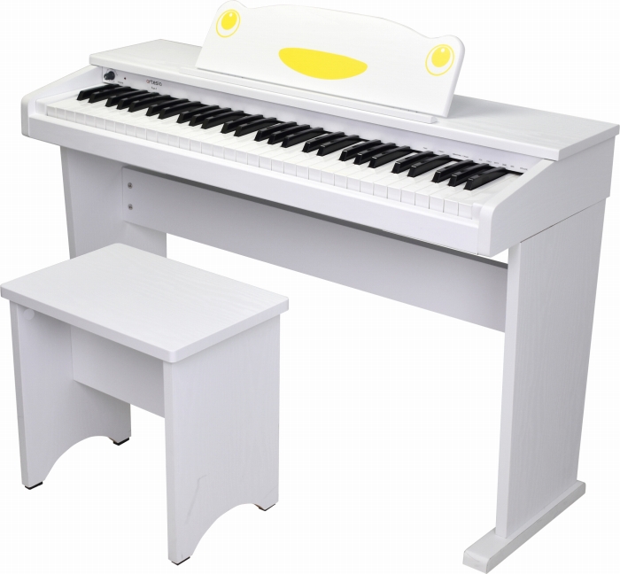 【楽天市場】artesia アルテシア キッズ用 ピアノ 61鍵盤 FUN-1 WH ホワイト オールインワン 61鍵盤 キッズ ピアノ