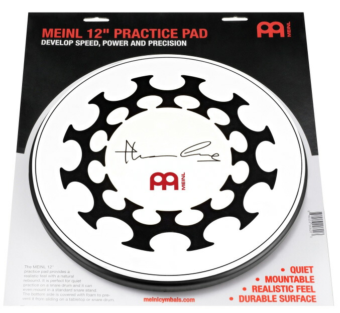MEINL マイネル 練習パッド 12インチサイズ Thomas Langモデル MPP-12-TL