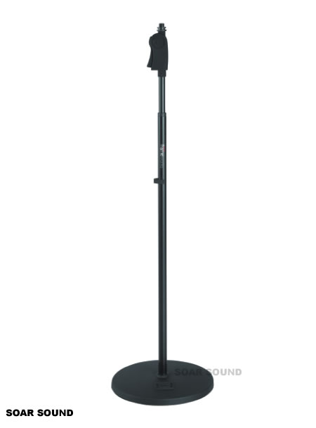 GATOR frameworks マイクスタンド ストレートタイプ ラウンドベース GFW-MIC-1001 スタンディング用 DELUXE ROUND BASEMIC ROPHONE STANDS｜SOAR SOUND