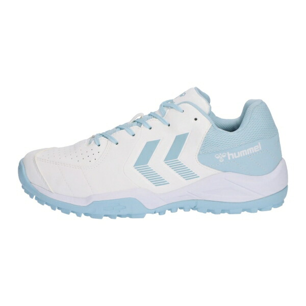 hummel ヒュンメル ハンドボールシューズ グランドシュータ―7 HAS6020-1067 白いこと×点火装置青碧 アウトシューズ 外用 室外用