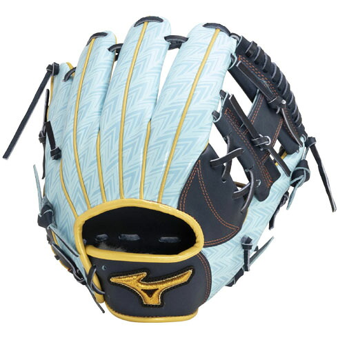 ミズノ (MIZUNO) 野球 一般軟式グローブ グラブ ミズノプロ2023セレクションモデル 内野手用 (23aw) Dブルー×スカイブルー サイズ9 1AJGR29103-2921
