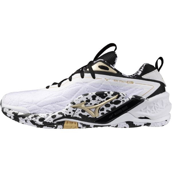 29cm ミズノ (MIZUNO) ハンドボールシューズ WAVE STEALTH NEO2 ウエーブステルスネオ2 X1GA240041 ホワイト×ブラック 室内用 体育館 25FW KAKIZOME【SS2603】