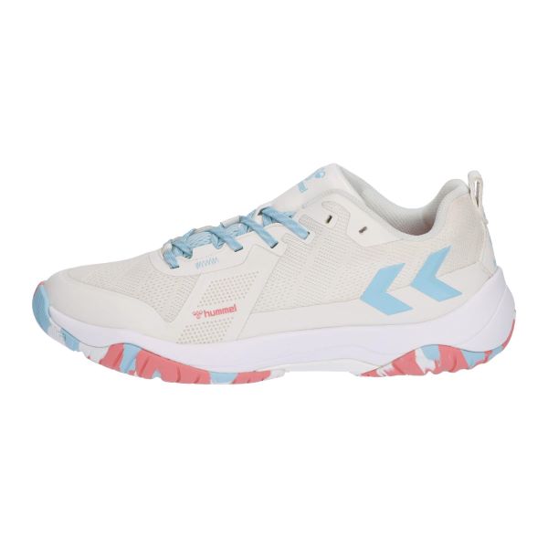 ヒュンメル (hummel) ハンドボールシューズ KOMET POWER 3.0 ほうき星力強さ3.0 白いこと×点火装置青碧 トップモデル HAS8043-1062