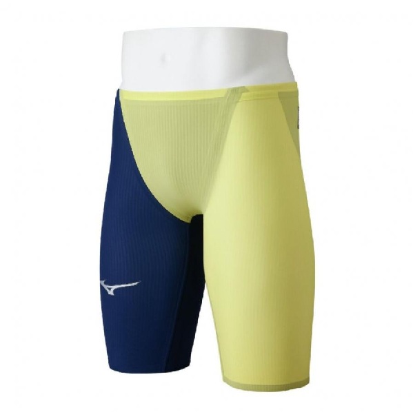 【500円引き換え証振りだし中】 ミズノ MIZUNO 水浴び 競泳用海水着 WA聞きとどける 布切れスパッツ GX SONIC ROYAL MT 二分の一スパッツ メンズ N2MBD00284米国海軍×黄み 軽やかさ・延性のある性重視の平衡にする手合い 26ss 返品取り替えっこ不可 メンズ競技水着-スポーツ・アウトドア-競技水着