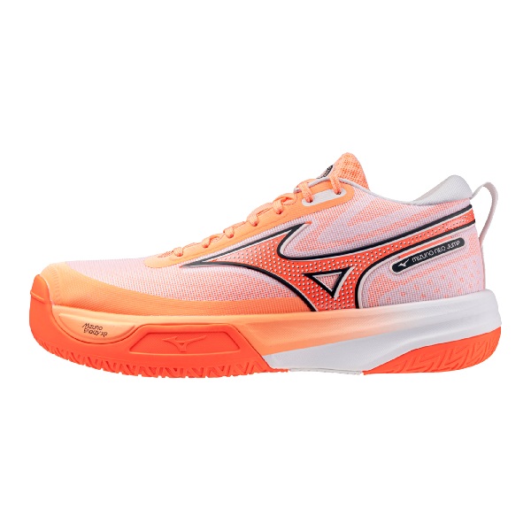 【プレミアムステーション限定】26cm 限定カラー ミズノ MIZUNO バレーボールシューズ ミズノネオジャンプ V1GA259980 コーラル×オレンジ×ホワイト ユニセックス 2E 26aw|ソブエスポーツ