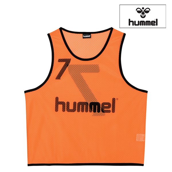 hummel ヒュンメル ハンドボール ジュニア ジュニアトレーニングビブス 10着セット 22ss オレンジ HJK6006Z-35S  いよいよ人気ブランド