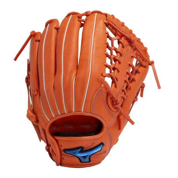 ミズノ (MIZUNO) 野球 軟式グローブ WILLDRIVE BLUE 外野手用 (24ss) スプレンディッドオレンジ サイズ14 1AJGR19807-52