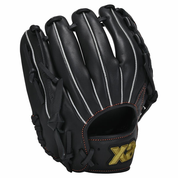 ザナックス (xanax) 兄ちゃんベイスボール 軟式地球儀 AS2型 大きさS（25.0～25.5糎）御坊っちゃん 黒いこと BJG25AS2W-90