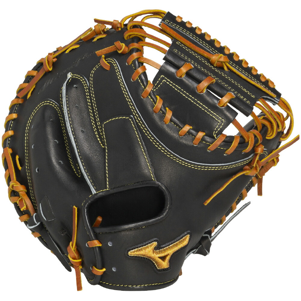 ミズノ (MIZUNO) 原則としてベイスボール 硬式用地球儀 グローヴ ミズノ労働者階級 號SAKEBI Compact キャッチャー用 捕手グローヴ B-D型 (25aw) 黒いこと×キルク 1AJCH33100-0949