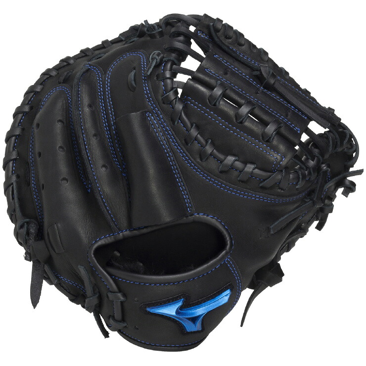 ミズノ (MIZUNO) 少年野球 軟式用グローブ グラブ WILL DRIVE BLUE ウィルドライブ ブルー 捕手用 キャッチャーミット M-R型 ジュニア (26ss) ブラック 1AJCY34700-09 11,715円
