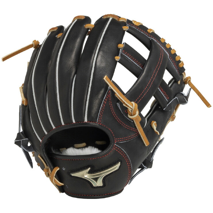 ミズノ (MIZUNO) 一般野球 硬式用グローブ グラブ ゴールデンエイジ グローバルエリート Hselection SIGNA 内野手用 (25aw) ブラック×コルク サイズGA8 1AJGA32003-0949