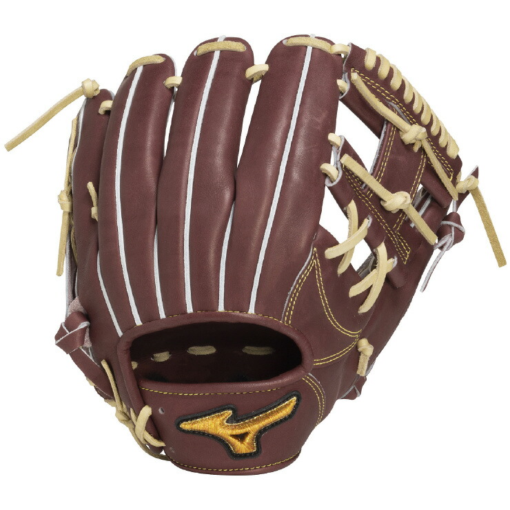 ミズノ (MIZUNO) 一般野球 硬式用グローブ グラブ ミズノプロ 限定モデル 内野手用 (25aw) プラムブラウン×ブロンド サイズ9 1AJGH33223-6880