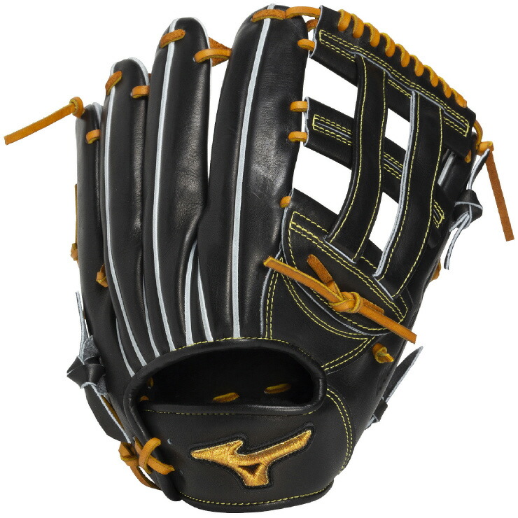 ミズノ (MIZUNO) 一般野球 硬式用グローブ グラブ ミズノプロ Classic クラシック 外野手用 (26ss) ブラック×コルク サイズ14 RH用 左投げ用あり 1AJGH34107-0949