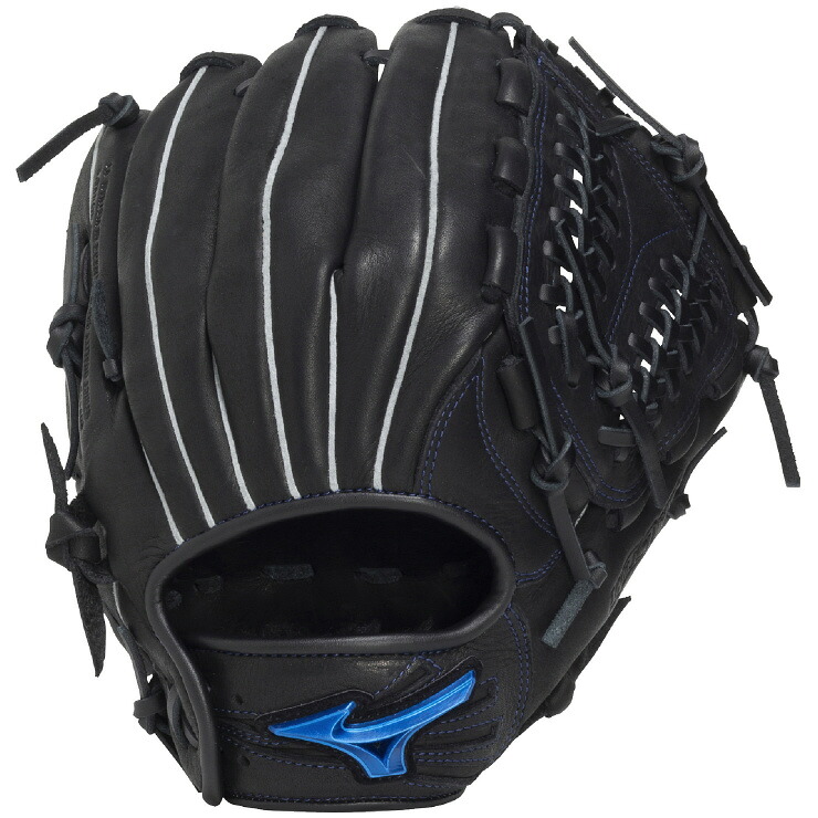 ミズノ (MIZUNO) 少年野球 軟式用グローブ グラブ WILL DRIVE BLUE ウィルドライブ ブルー オールラウンド用 ジュニア (26ss) ブラック サイズL RH用 左投げ用あり 1AJGY34730-09｜ソブエスポーツ