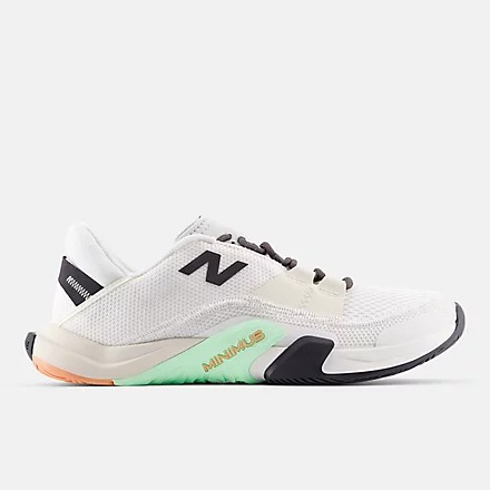 ニューバランス (NB newbalance) フィットネス ジム シューズ スニーカー Minimus TR v2 ミニマス トレーニング レディース (25aw) ホワイト×ブラック×グリーン ウィズD WXMTRCM2D WXMTRCM2-D