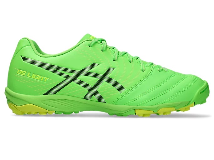 アシックス (asics) サッカー トレーニングシューズ トレシュー ターフシューズ DS LIGHT JR GS TF ディーエスライト ジュニア (25aw) グリーン×ブラック スタンダードラスト 1104A053-300