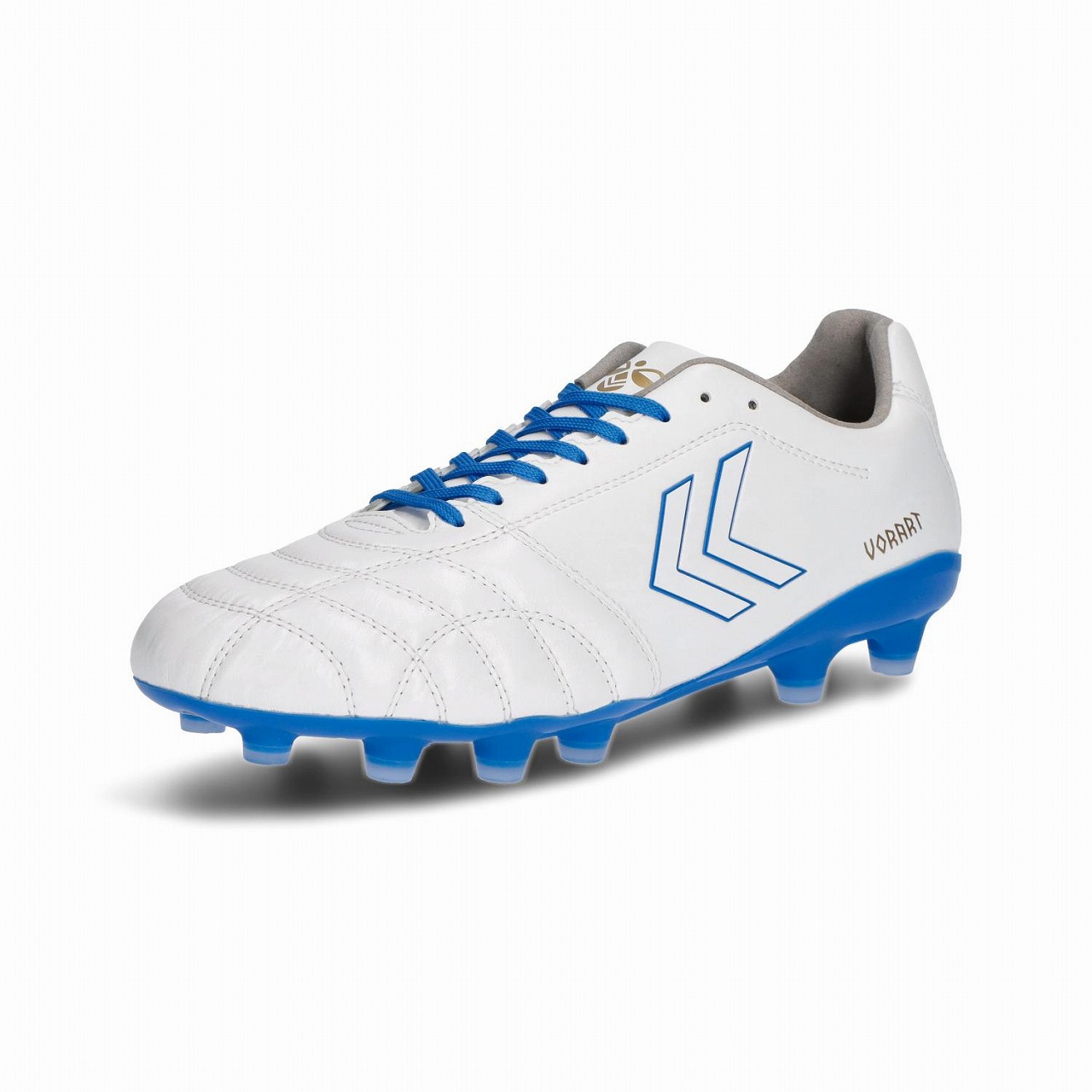 ヒュンメル (hummel) サッカー スパイク シューズ ヴォラート3 チーム ワイド VORART3 TEAM WIDE ユニセックス (25aw) ホワイト×ブルー 土/人工芝用 25.0-27.0cm 3E HAS1247W-1060