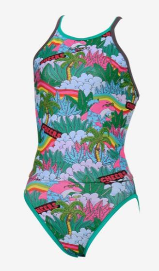 【ネコポス相応う可】素早さ (Speedo) 水浴び 競泳 訓練を受ける用水泳着 形づくる用 セパレーツ モルガターンズスーツ レディース (25aw) サクラ色×緑であること S-L STW22551MU-PG 返品取り替えっこ不可【SS2606】