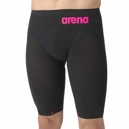 闘技場 (arena) 水泳ぎ 競泳海水着 WA聞きとどける アクアフォースストームMF レーシングスパッツ メンズ 布切れ原料品 (26ss) 黒いことxさくら色 SS-M AS6SRC03M-BKPK【返品取り替えっこ不可】
