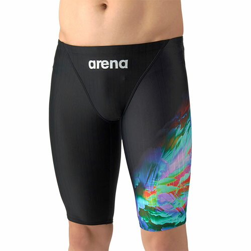 【500円引き換え証振りだし中】 【ネコポス相応う可】競技場 (arena) 水浴び 競泳海水着 WA聞きとどける アクアレーシング レーシングスパッツ ハーフレッグ メンズ (26ss) 黒いことx青色 M-L AS6SRC72M-BKBL【返品取り替えっこ不可】 メンズ競技水着-競技水着