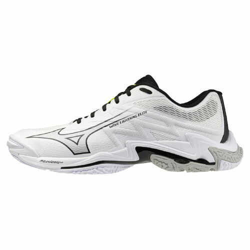 ミズノ (MIZUNO) バレーボールシューズ ウエーブライトニング ELITE エリート ユニセックス (26ss) ホワイトxブラック 22.5-31.0cm 2E相当 V1GA260051