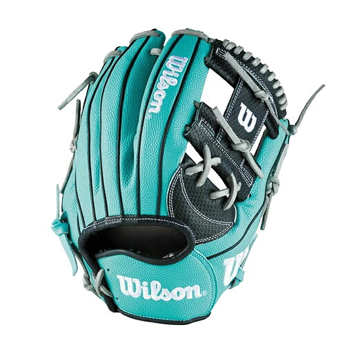 ウィルソン (wilson) 野球 軟式グローブ Wannabe Hero DUAL ワナビーヒーローデュアル 内野手用 1723型 (25aw) ネイビー×ティール サイズ11.75 WBW103802