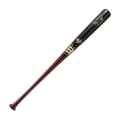 ウィルソン (wilson) 野球 硬式バット 木製バット 高密度モデル W2S-T型 ブラックx赤褐色 84cm 880g セミトップバランス WBW2006010