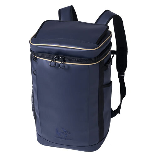 ワールドペガサス (world pegasus) 野球 合成皮革製ボックス型バックパック リュックサック ネイビー 約42L WEBC5BP-50