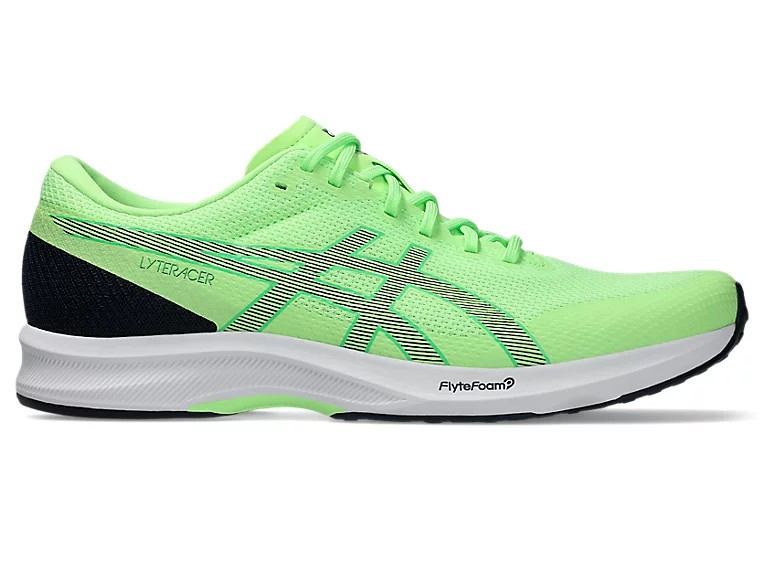 【取り寄せ】アシックス (asics) ランニングシューズ スニーカー LYTERACER 6 ライトレーサー メンズ (26ss) イルミネイトグリーン×バイタルグリーン 24.5-28.5cm スタンダードラスト 1011B971-300