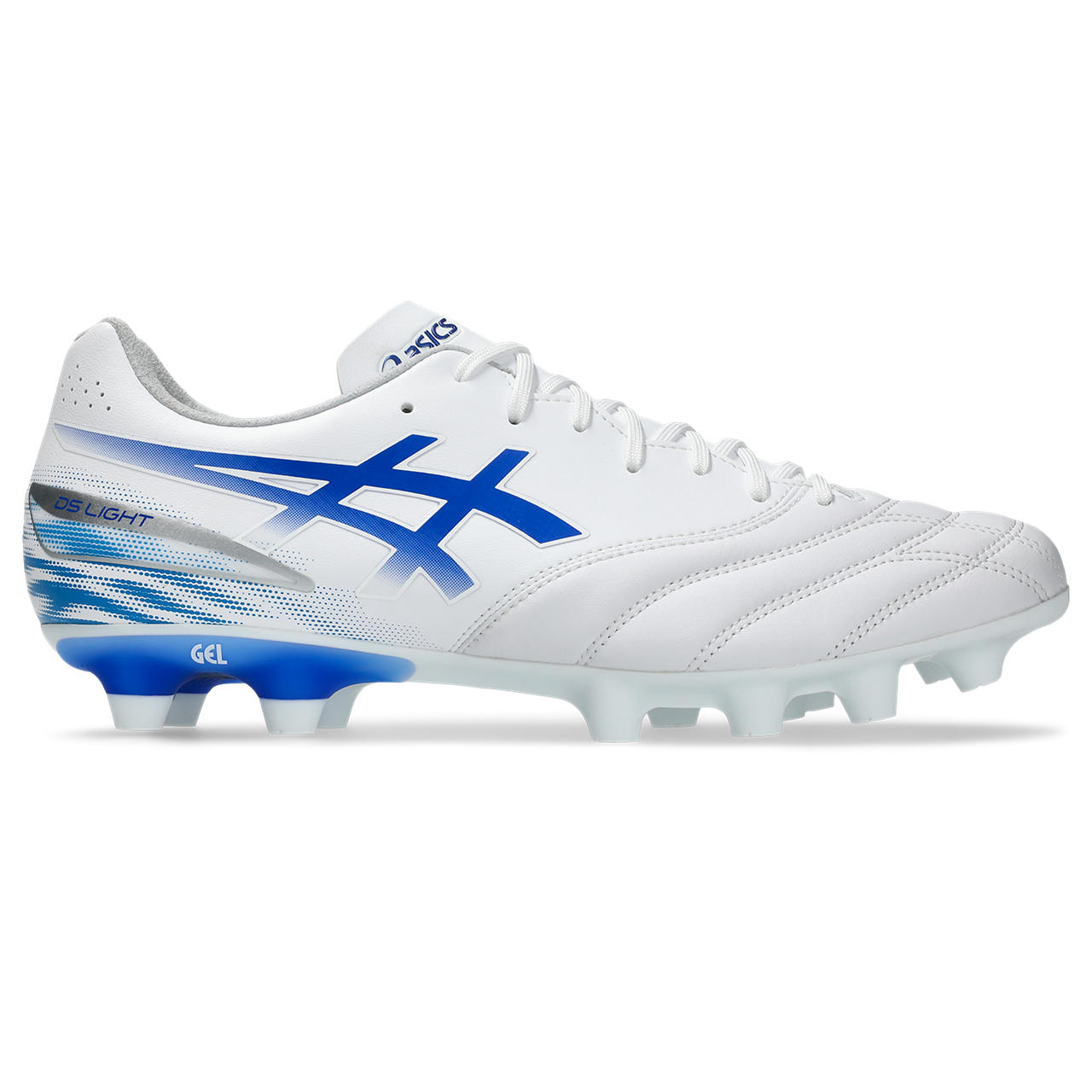アシックス (asics) 蹴球 スパイク シューズ DS LIGHT ADVANCE WIDE ディーエスライト 広広とした メンズ (26ss) 白いこと×アシックス青色 24.5-27.5糎 ワイドドラスト 1103A125-100