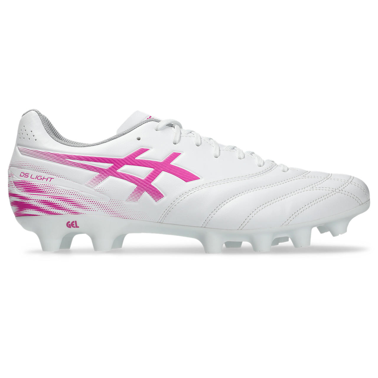 アシックス (asics) 蹴球 スパイク シューズ DS LIGHT CLUB WIDE ディーエスライト 広広とした メンズ (26ss) 白いこと×デジタル桜 24.5-27.5糎 ワイドドラスト 1103A128-101