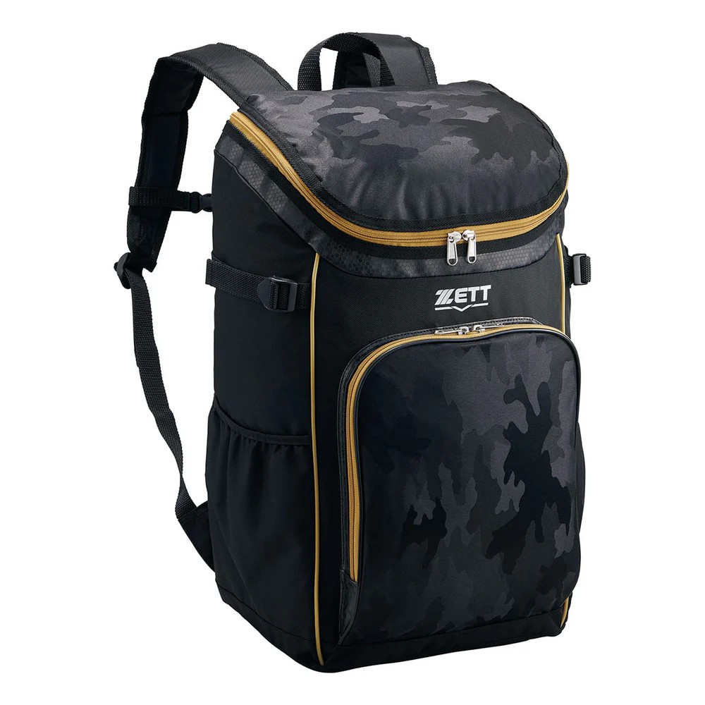 ゼット (ZETT) 野球 バッグ かばん リュックサック バックパック チームデイパック (26ss) ブラック 43L バット2本収納可 BA1505A-1900
