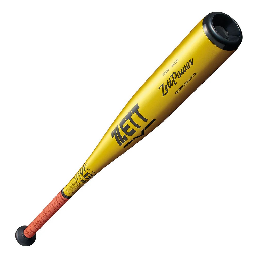 ゼット (ZETT) 一般野球 軟式用バット ZETTPOWER ゼットパワー 金属バット (26ss) イエローゴールド 84cm 750g ミドルバランス BAT30604L-5301