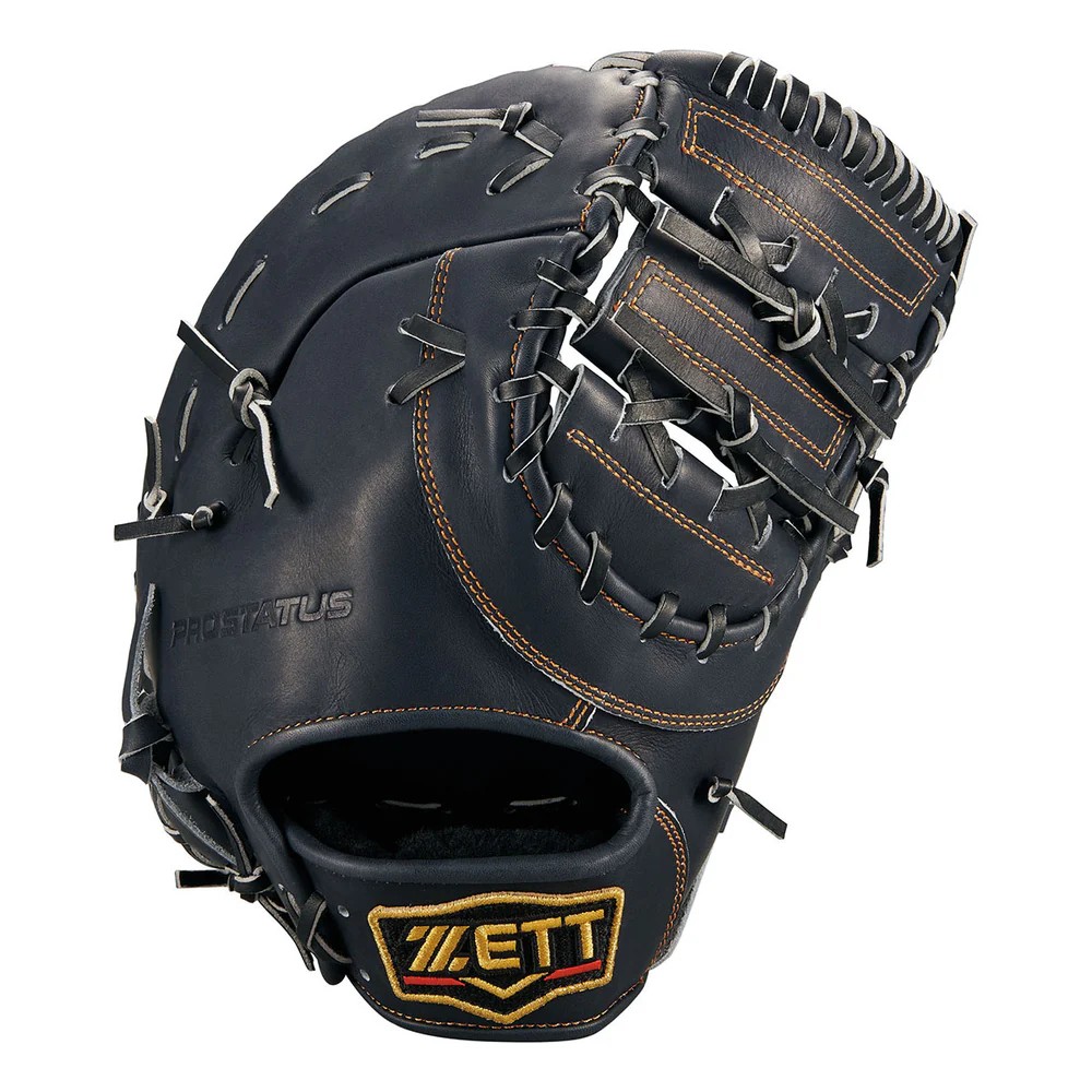 ゼット (ZETT) 一般野球 軟式用グローブ グラブ プロステイタス 一塁手用 ファーストミット (26ss) ナイトブラック RH用 左投げ用あり BRFB30333-1900N