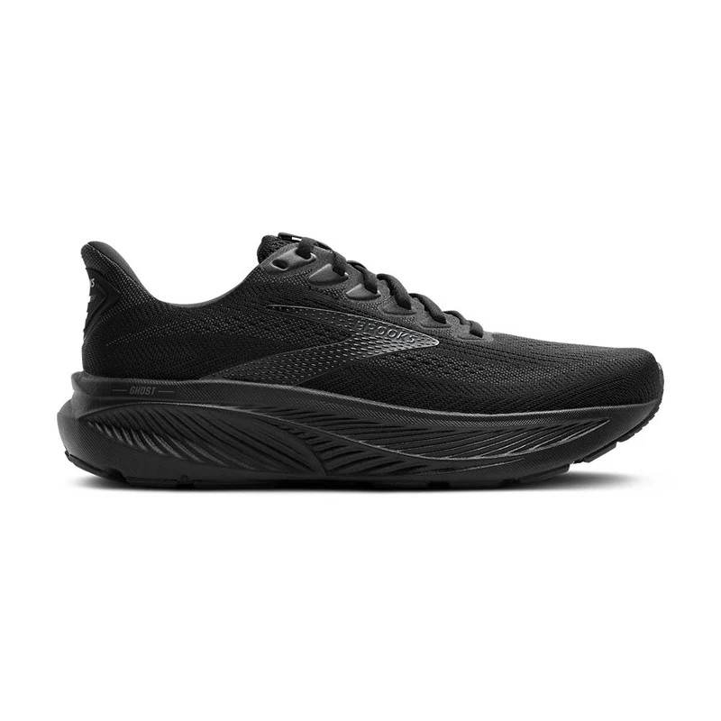 【500円クーポン発行中】 ブルックス (BROOKS) ランニングシューズ スニーカー Ghost 17 ゴースト17 レディース (26ss) ブラック 23.0-25.0cm ウィズB BRW4312-BLK