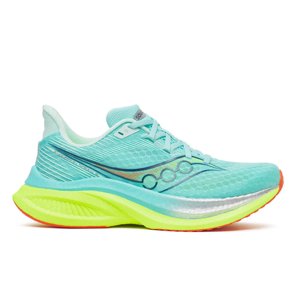 サッカニー (saucony) ランニングシューズ スニーカー ENDORPHIN SPEED 5 エンドルフィンスピード5 レディース (26ss) スプラッシュ×シトロン 23.5-25.0cm S11007121 S11007-121|ソブエスポーツ
