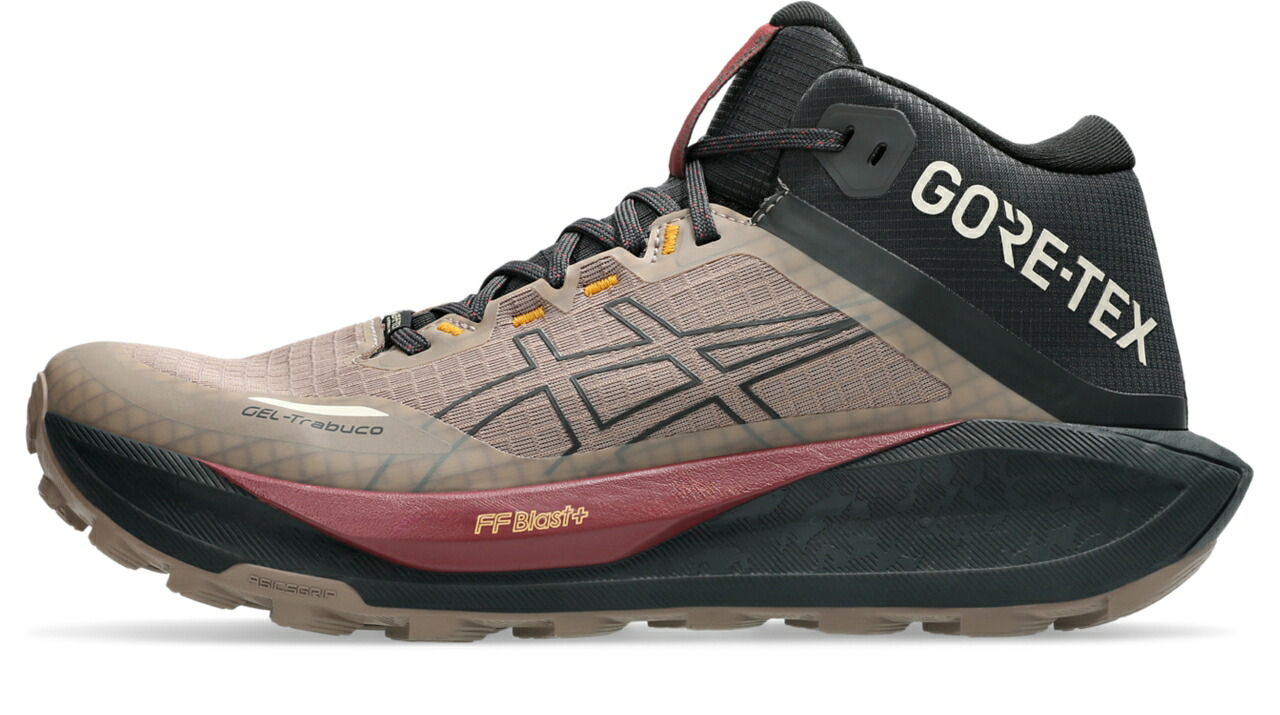 アシックス (asics) ランニングシューズ スニーカー GEL-TRABUCO MT GTX ゲルトラブーコ メンズ (26aw) トープグレー×グラファイトグレー 26.0-29.0cm 1011C085-020|ソブエスポーツ