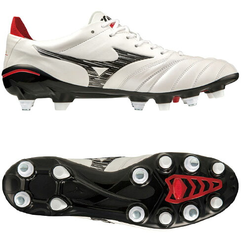 【500円クーポン券ふり出し中】 ミズノ (mizuno) 蹴球スパイク モレリア NEO IV JAPAN MIX (23aw) スーパーホワイトパール×黒いこと 2E好いかげんに P1GC233009 サッカー・フットサル-シューズ・スパイク