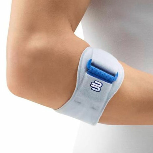 【取り寄せ】バウアーファインド (Bauerfeind) 肘用サポーター ひじ エピ Point MEDICAL LINE グレー EPIPO-TI