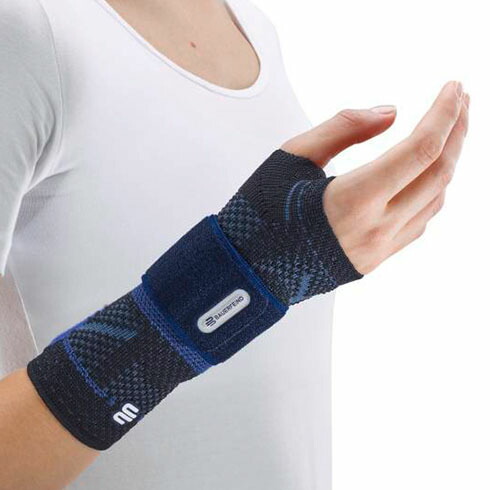 【取り寄せ】バウアーファインド (Bauerfeind) 手首用サポーター マニュTrain MEDICAL LINE ブラック MANU-BK｜ソブエスポーツ