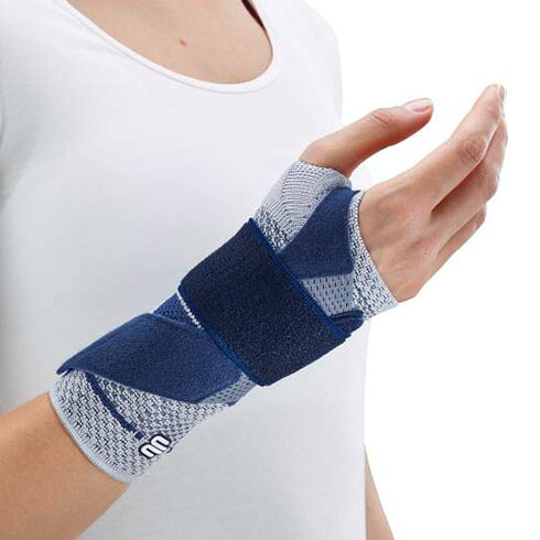 【取り寄せ】バウアーファインド (Bauerfeind) 手首用サポーター マニュTrain MEDICAL LINE グレー MANU-TI|ソブエスポーツ