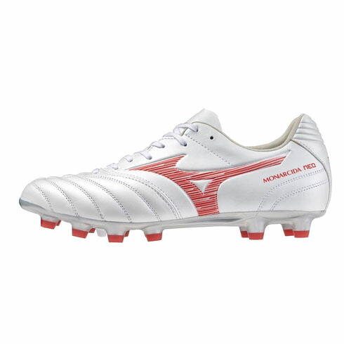 ミズノ (MIZUNO) 蹴球 スパイク モナルシーダNEO III WIDE PRO ユニ一発やる (24ss) 白いことパール×赤いこと 3E好いかげんに P1GA242360【KS】【SS0120】【SS2606】