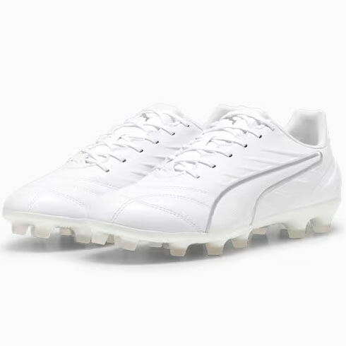 プーマ (PUMA) サッカー スパイク メンズ キング プロ HG ホワイト&times;シルバー 10787104【KS】【SS0120】【SS2603】｜ソブエスポーツ
