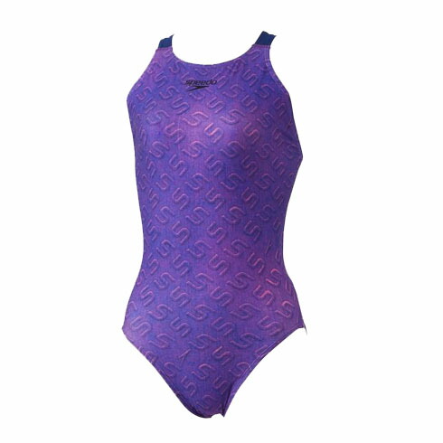 【ネコポス対応可】スピード (SPEEDO) 競泳 練習用水着 デニムターンズスーツ レディース (24aw) ピンク STW02456-PN 店頭展示品 箱なし 返品交換不可【SS0120】【SS260350】