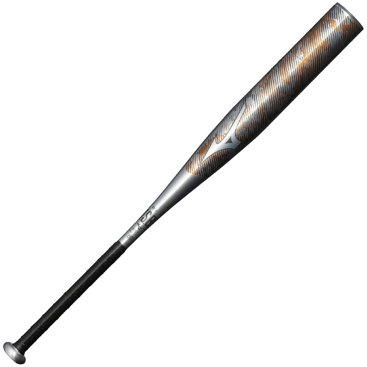ミズノ (MIZUNO) 一般野球 軟式用バット HOT METAL ホットメタル 金属バット (25ss) シルバー 83cm/770g トップバランス 1CJMR17883-03