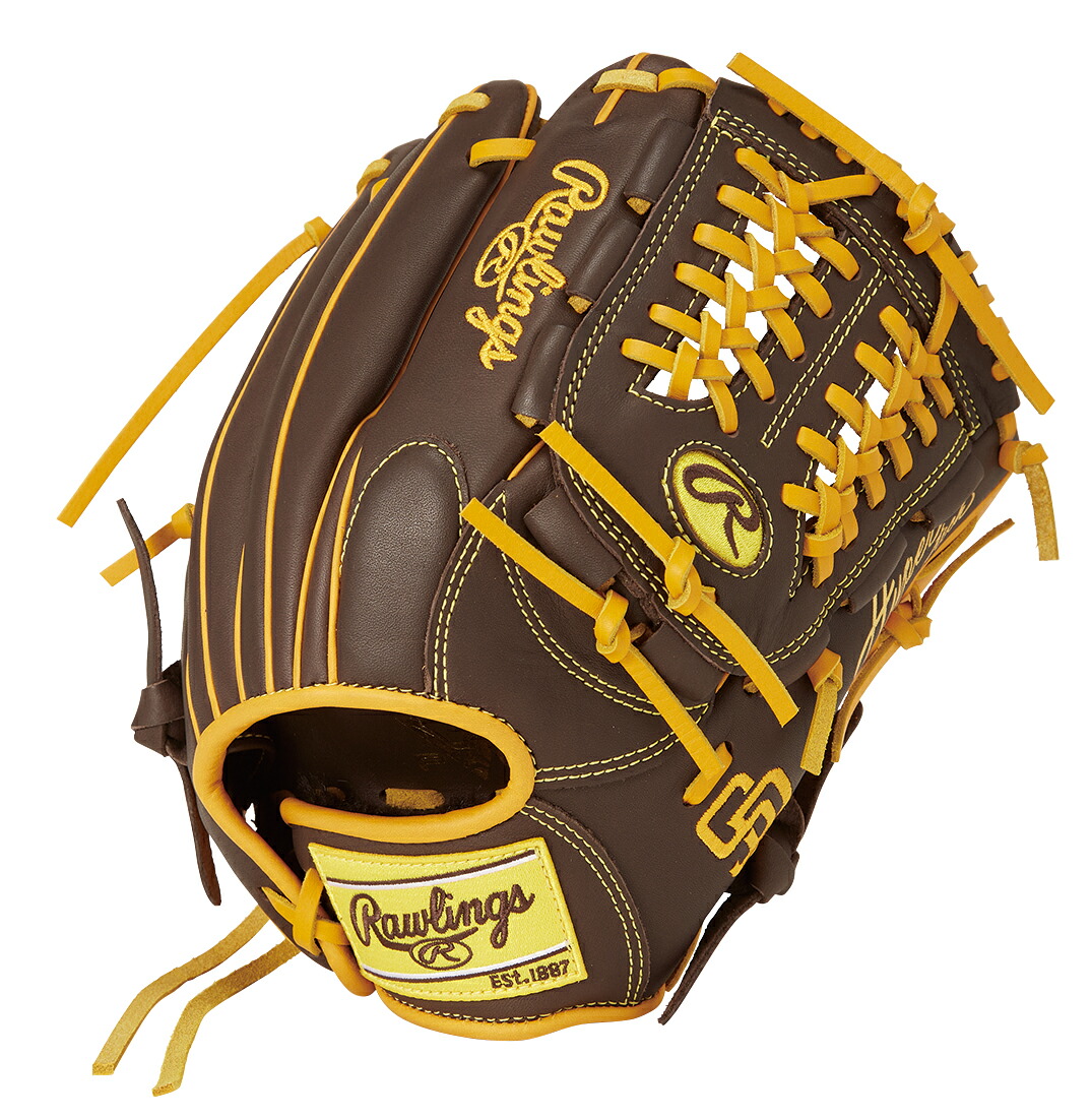 ローリングス (Rawlings) 野球 少年軟式グローブ グラブ HYPER TECH MLB TEAM ハイパーテック オールラウンド用 ジュニア (25ss) パドレス サイズL GJ5HTMN6L1-SPD|ソブエスポーツ